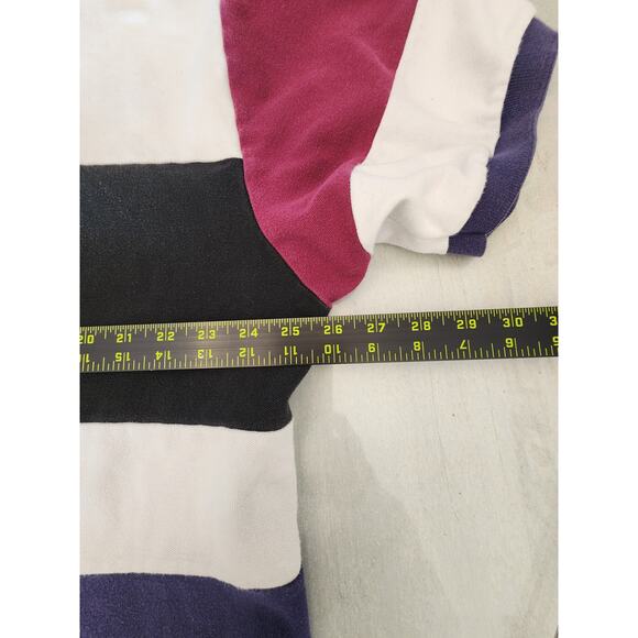 CHAPS Ralph Lauren Men's Polo Shirt SZ XL Stripes 90's - Picture 10 of 11